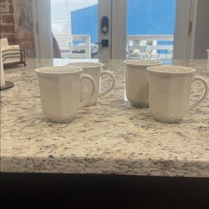 Pfaltzgraff Heritage White Mug Set of Four